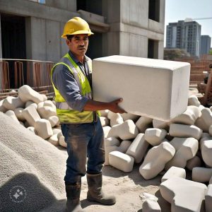 Pumice aggregate for lightweight blocks