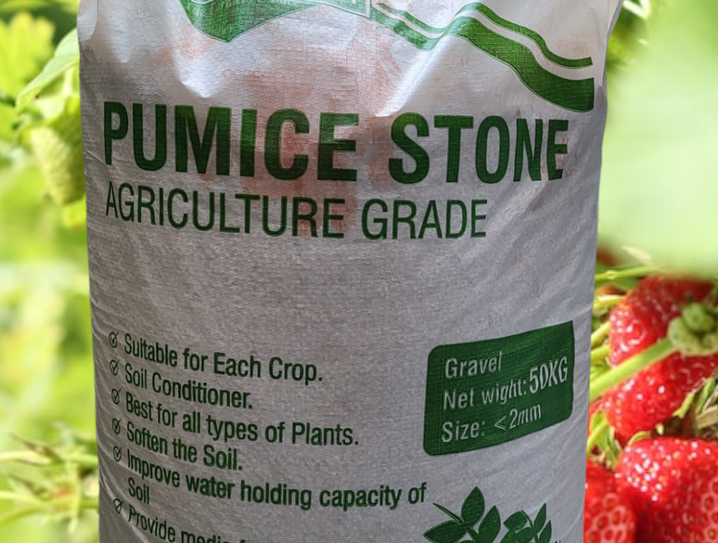 Pumice stone agriculture